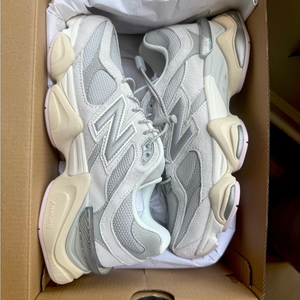 New Balance 9060 Grey Matter with Concrete and December Sky Sneakers